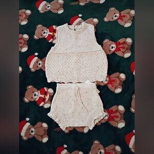 Fin & Vince Confetti Organic Cotton Camisole & Bloomer 6-12 Months